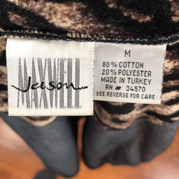 JASON MAXWELL Black Velour Fleece Women Size M - Picture 6 of 11